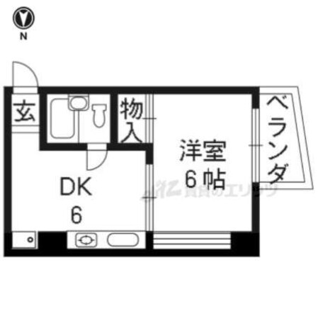 洛東マンションの物件間取画像